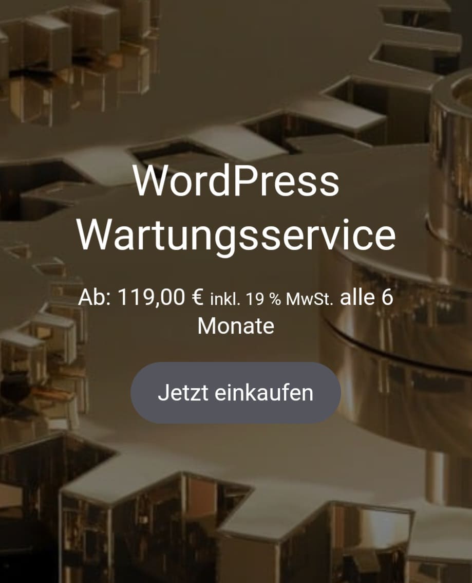 WordPress Betreuung - Website Pflege