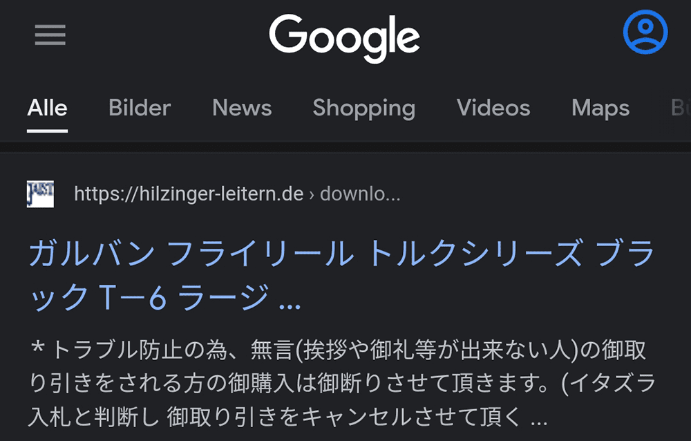 Japanischer WordPress SEO Spam im Suchergebnis