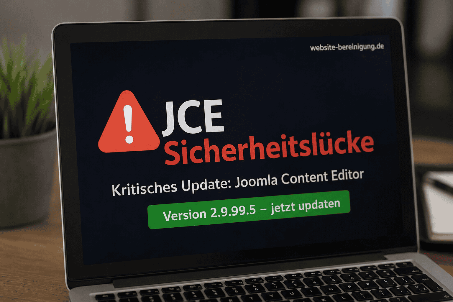JCE Sicherheitslücke Joomla - kritisches Update 2.9.99.5