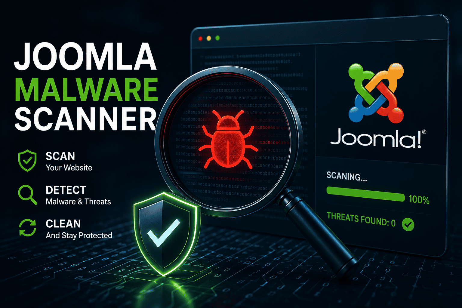 Joomla Malware Scanner - Schadcode auf gehackter Joomla-Seite finden und entfernen
