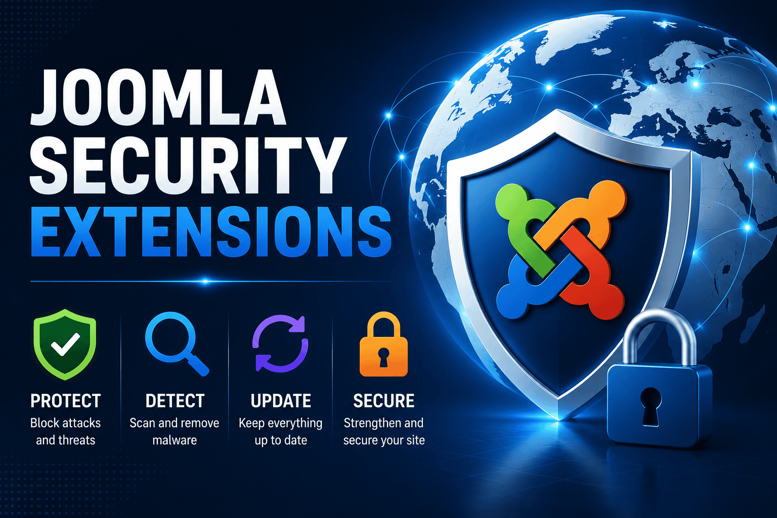 Joomla Security Extensions Compared - Admin Tools, RSFirewall, Securitycheck Pro and HTProtect